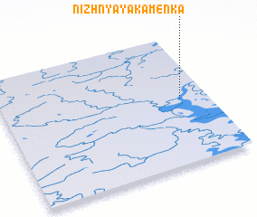 3d view of Nizhnyaya Kamenka