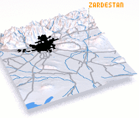3d view of Zardestān