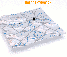 3d view of Mazra‘eh-ye Qāpch