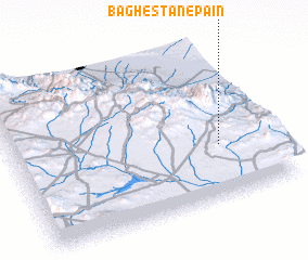 3d view of Bāghestān-e Pā\