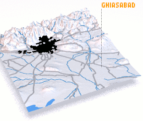 3d view of Ghīās̄ābād