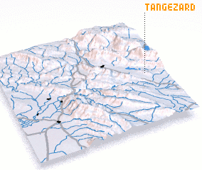 3d view of Tang-e Zard