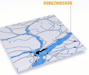 3d view of Rūbezhīnskoe