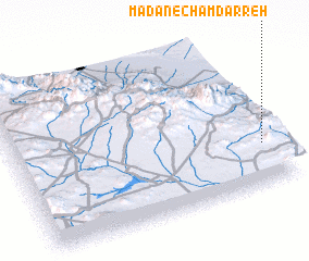 3d view of Ma‘dan-e Cham Darreh