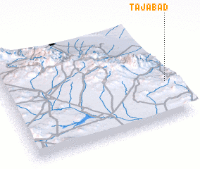 3d view of Tājābād