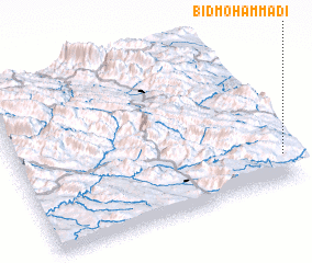 3d view of Bīd Moḩammadī