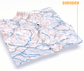 3d view of Do Rūdeh