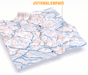 3d view of Jūy Khaleh Pā\