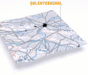 3d view of Qal‘eh-ye Baghal