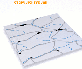 3d view of Staryy Ishteryak