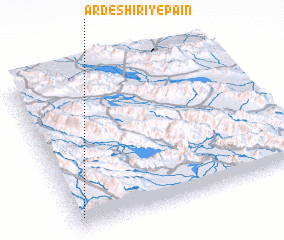 3d view of Ardeshīrī-ye Pā\