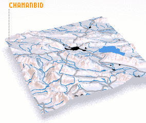 3d view of Chaman Bīd