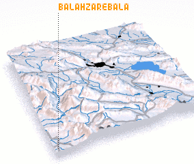 3d view of Balahzār-e Bālā