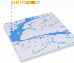 3d view of Vysokaya Zemlya