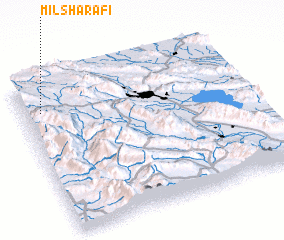 3d view of Mīl Sharafī