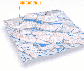 3d view of Pīr Sabz ‘Alī