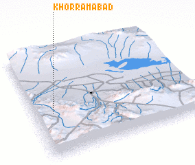 3d view of Khorramābād