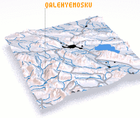 3d view of Qal‘eh-ye Moskū