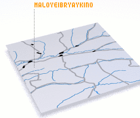 3d view of Maloye Ibryaykino