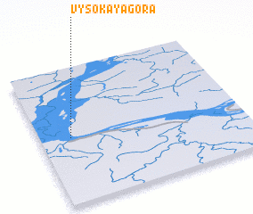 3d view of Vysokaya Gora