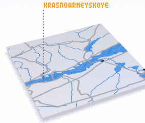 3d view of Krasnoarmeyskoye