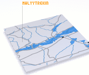 3d view of Malyy Trekin