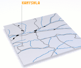 3d view of Kamyshla