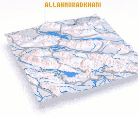 3d view of Allāh Morād Khānī