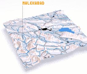 3d view of Malekābād
