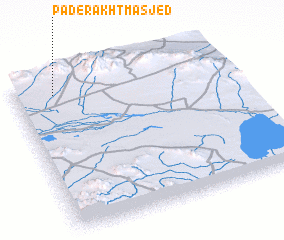 3d view of Pāderakht Masjed