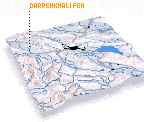 3d view of Darreh Khalīfeh