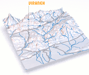 3d view of Vīrāneh