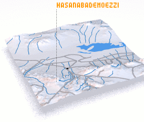 3d view of Ḩasanābād-e Mo‘ezzī