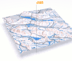 3d view of Jīān