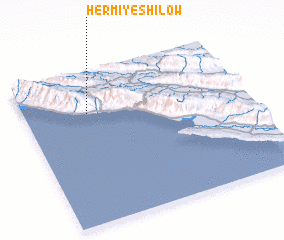 3d view of Hermī-ye Shīlow