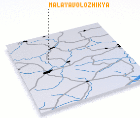 3d view of Malaya Volozhik\