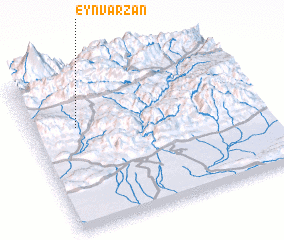 3d view of ‘Eyn Varzān