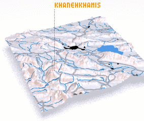 3d view of Khāneh Khamīs