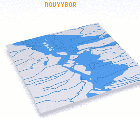 3d view of Novyy Bor