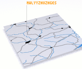 3d view of Malyy Zhuzhges