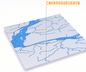 3d view of Chernogorskaya