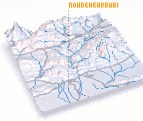 3d view of Nowdeh-e Arbābī