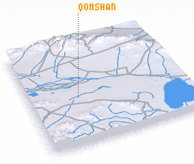 3d view of Qomshān