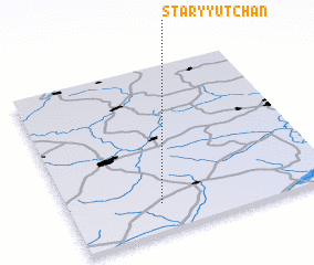 3d view of Staryy Utchan