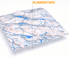 3d view of ‘Alīābād-e Tang