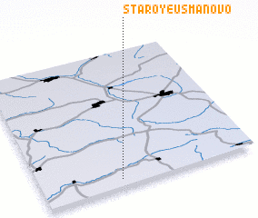 3d view of Staroye Usmanovo