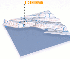 3d view of Bīdeh Khvār