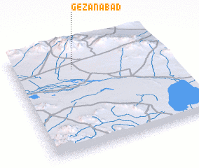 3d view of Gezanābād