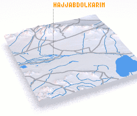 3d view of Ḩājj ‘Abd ol Karīm