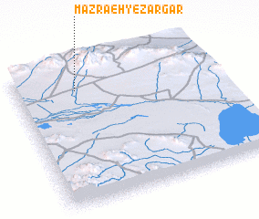 3d view of Mazra‘eh-ye Zargar